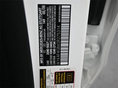 2025 Mercedes-Benz C-Class C 300