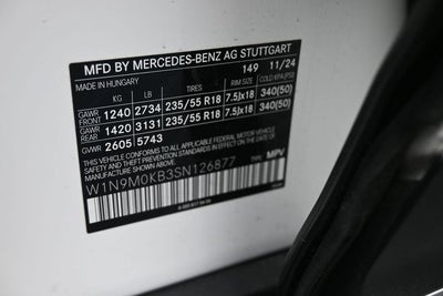 2025 Mercedes-Benz EQB 300 4MATIC®