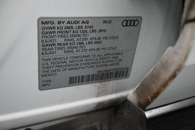2023 Audi SQ5 Sportback Prestige quattro