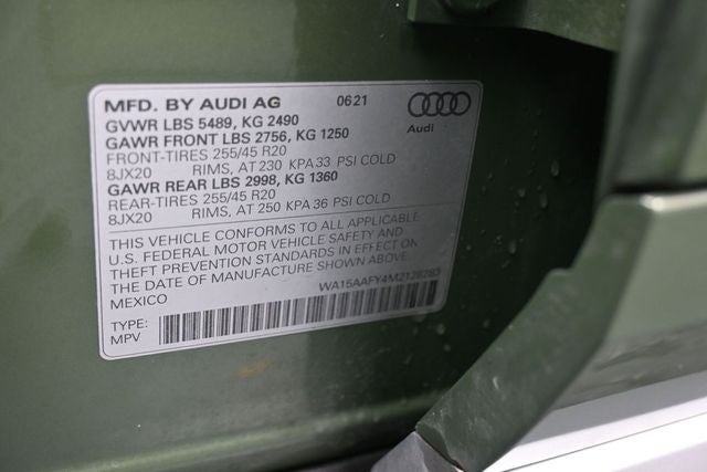 2021 Audi Q5 Sportback 45 Premium Plus quattro