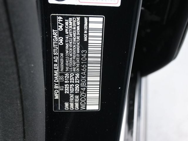 2019 Mercedes-Benz E-Class E 300