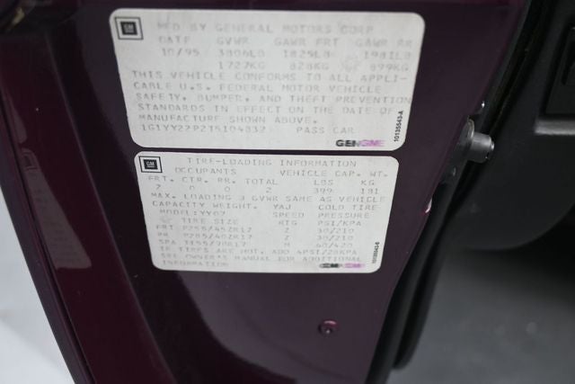 1996 Chevrolet Corvette Base