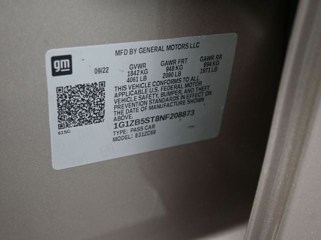 2022 Chevrolet Malibu LS 1LS