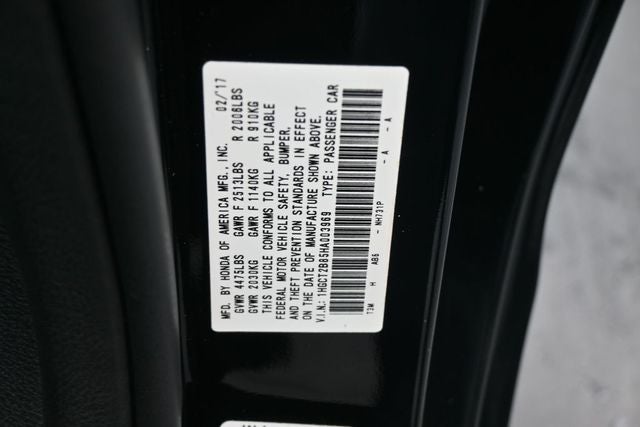 2017 Honda Accord EX-L