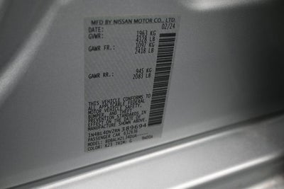 2024 Nissan Altima 2.5 SV