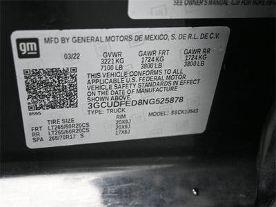 2022 Chevrolet Silverado 1500 LT Trail Boss