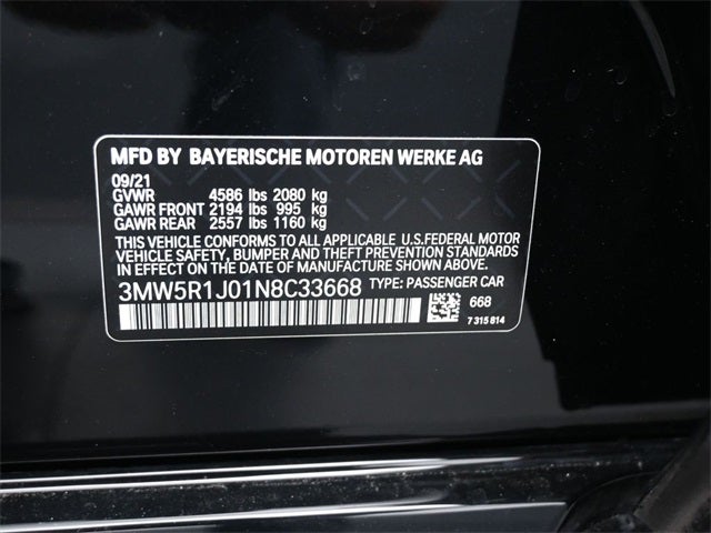 2022 BMW 3 Series 330i