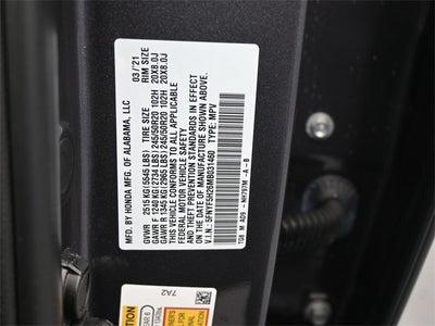 2021 Honda Pilot Special Edition