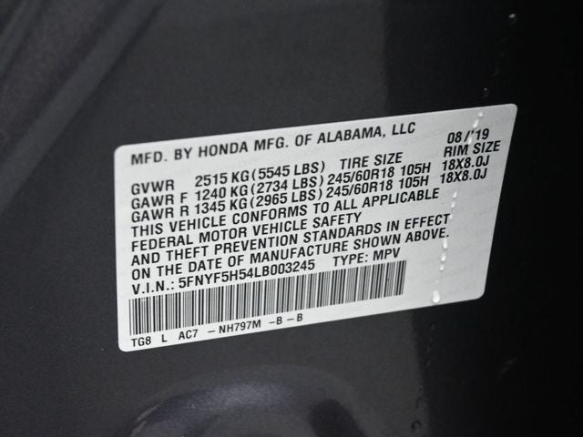 2020 Honda Pilot EX-L