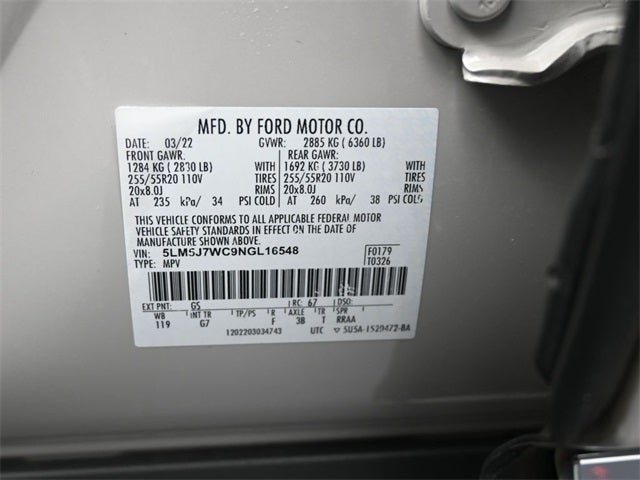 2022 Lincoln Aviator Reserve