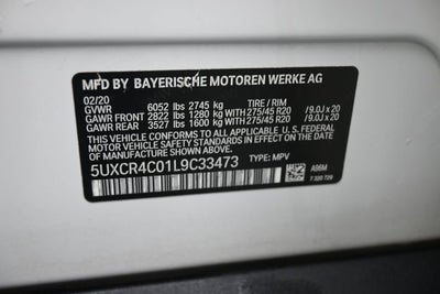 2020 BMW X5 sDrive40i