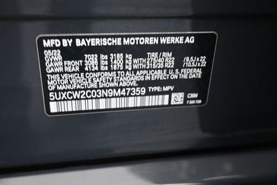 2022 BMW X7 xDrive40i
