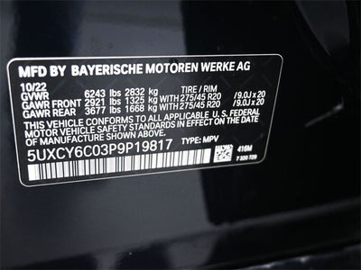 2023 BMW X6 xDrive40i