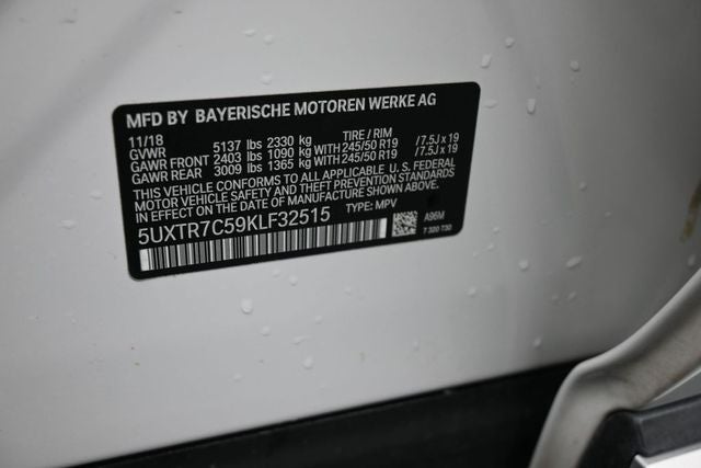 2019 BMW X3 sDrive30i