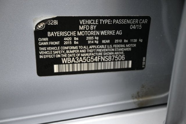 2015 BMW 3 Series 328i