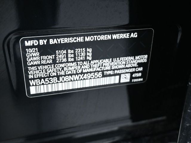 2022 BMW 5 Series 540i