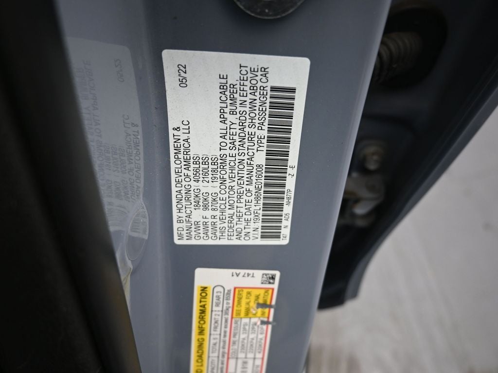 2022 Honda Civic Sport Touring