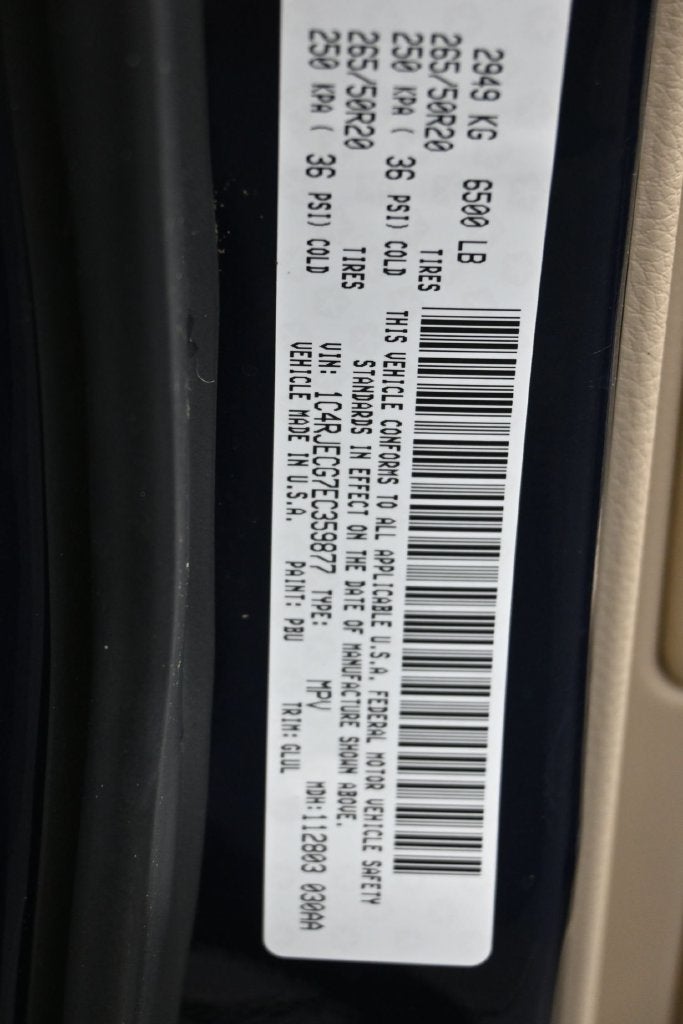 2014 Jeep Grand Cherokee Overland