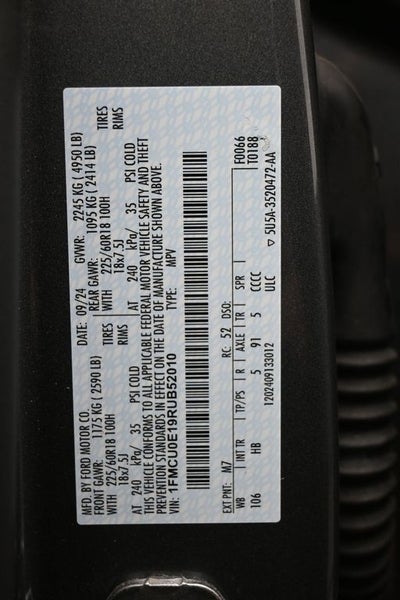 2024 Ford Escape Plug-In Hybrid Base