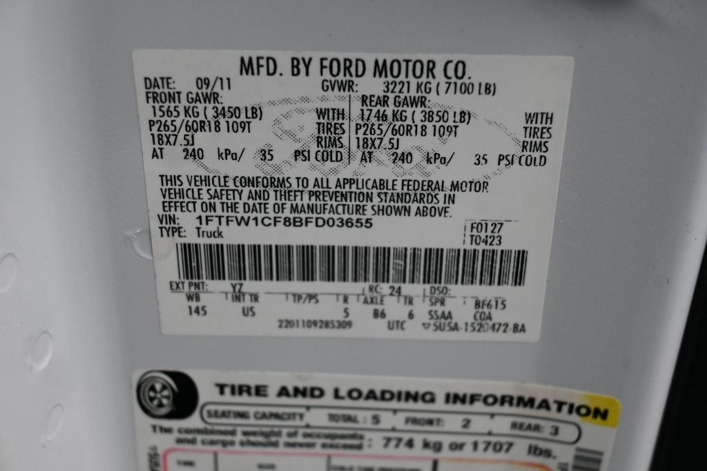 2011 Ford F-150 XLT