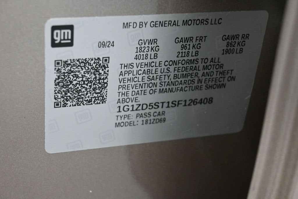 2025 Chevrolet Malibu LT 1LT