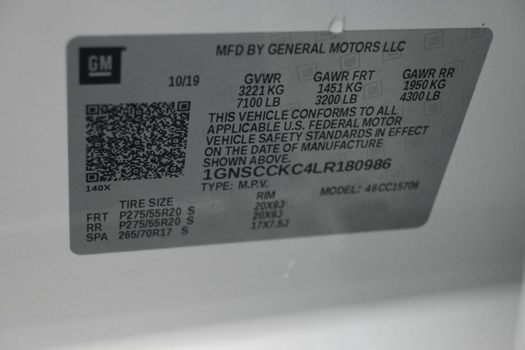 2020 Chevrolet Tahoe Premier