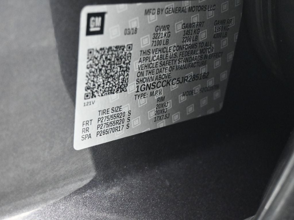 2018 Chevrolet Tahoe Premier