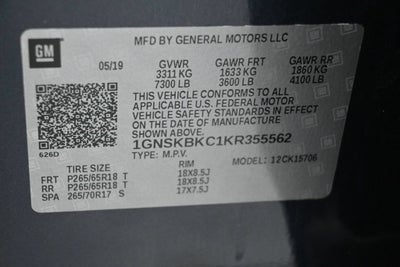 2019 Chevrolet Tahoe LT