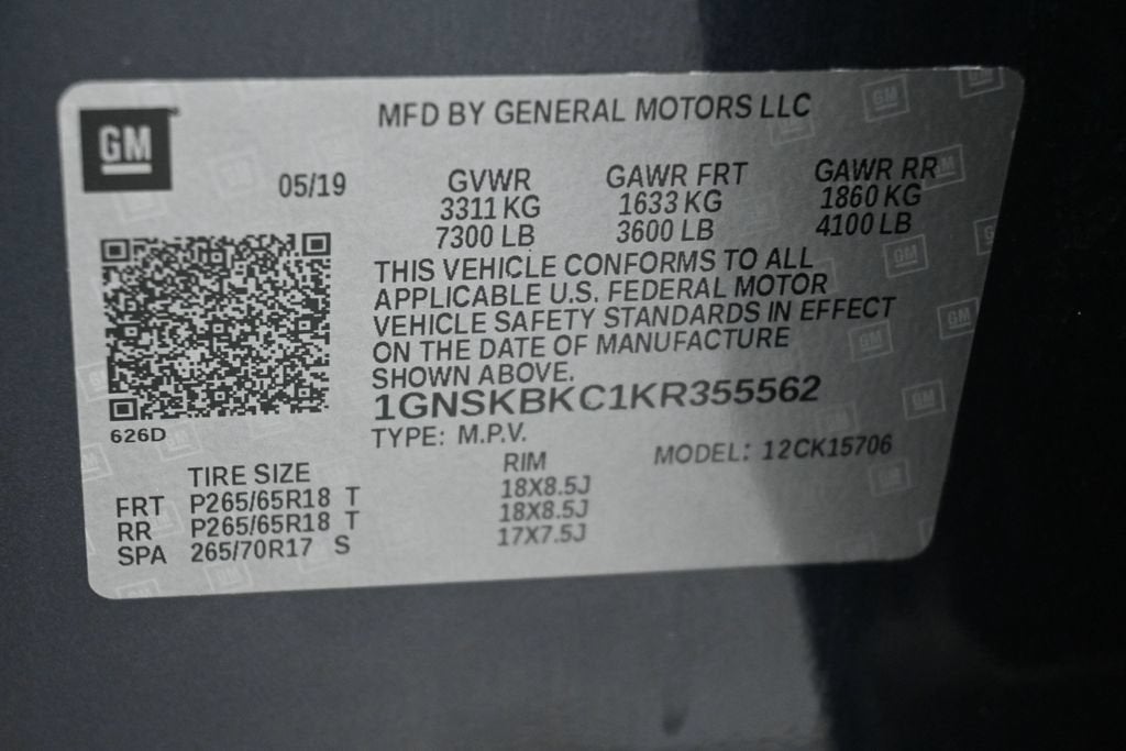 2019 Chevrolet Tahoe LT
