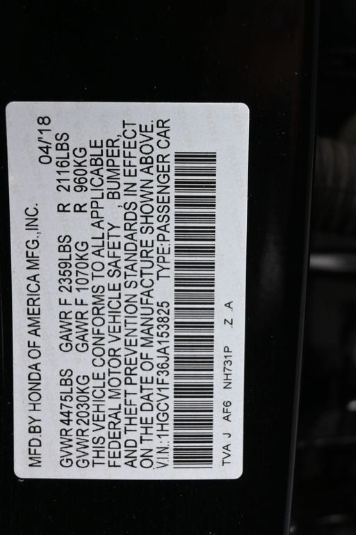 2018 Honda Accord Sport