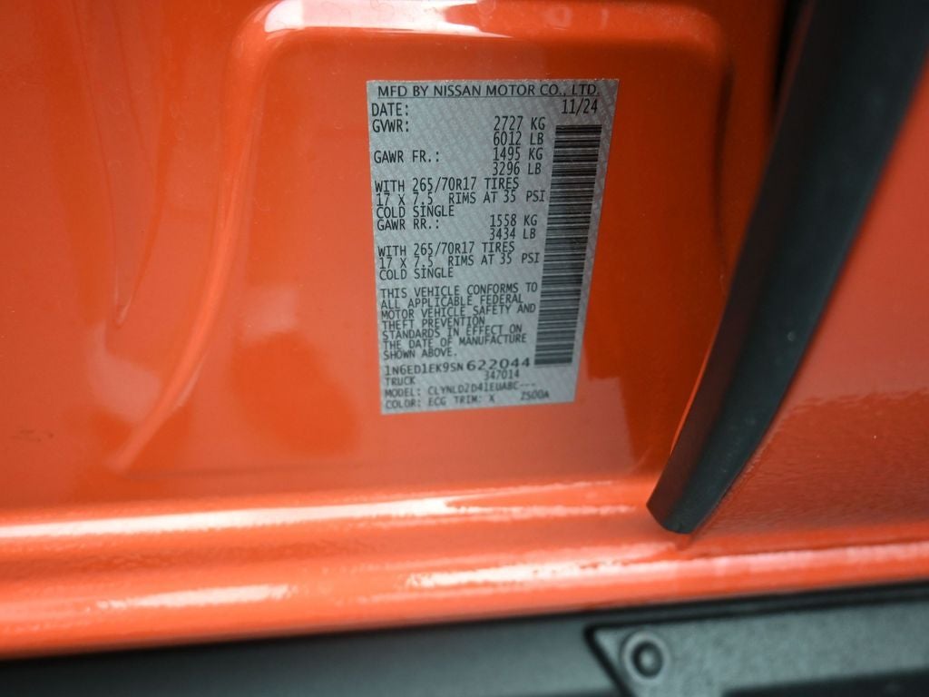 2025 Nissan Frontier PRO-4X