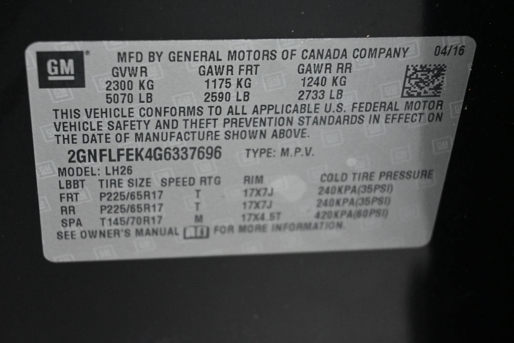 2016 Chevrolet Equinox LT