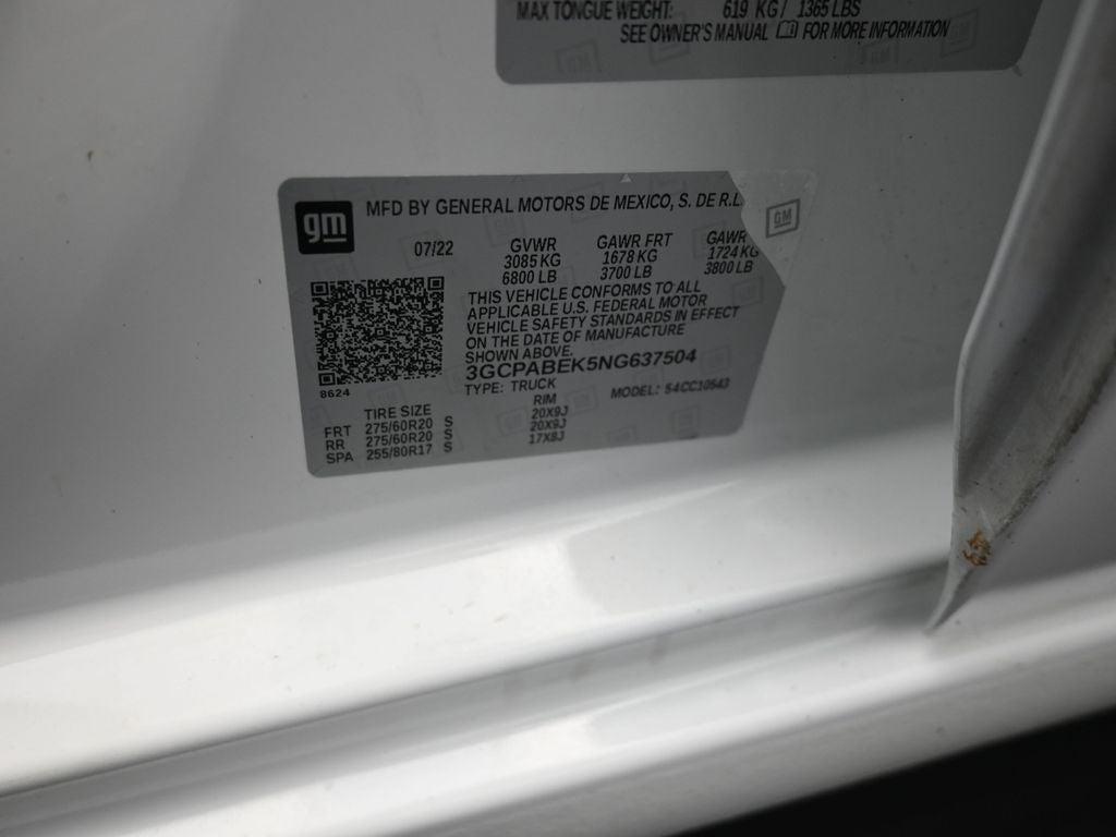 2022 Chevrolet Silverado 1500 Custom