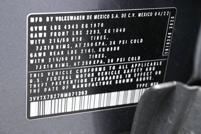 2022 Volkswagen Taos 1.5T SE