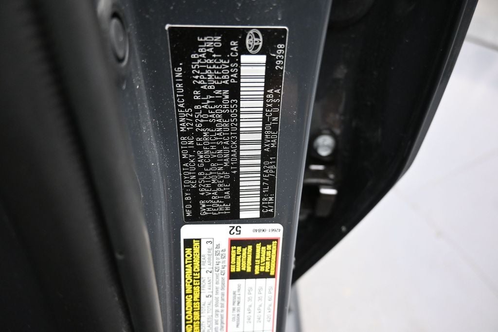 2026 Toyota Camry SE