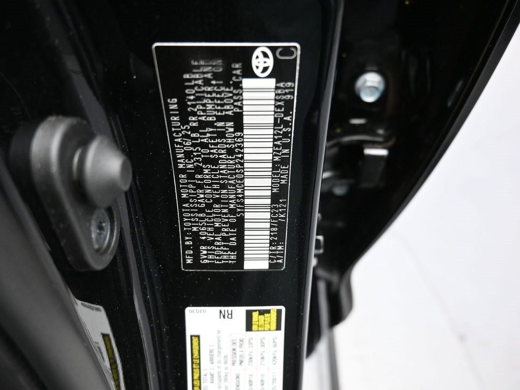 2025 Toyota Corolla SE