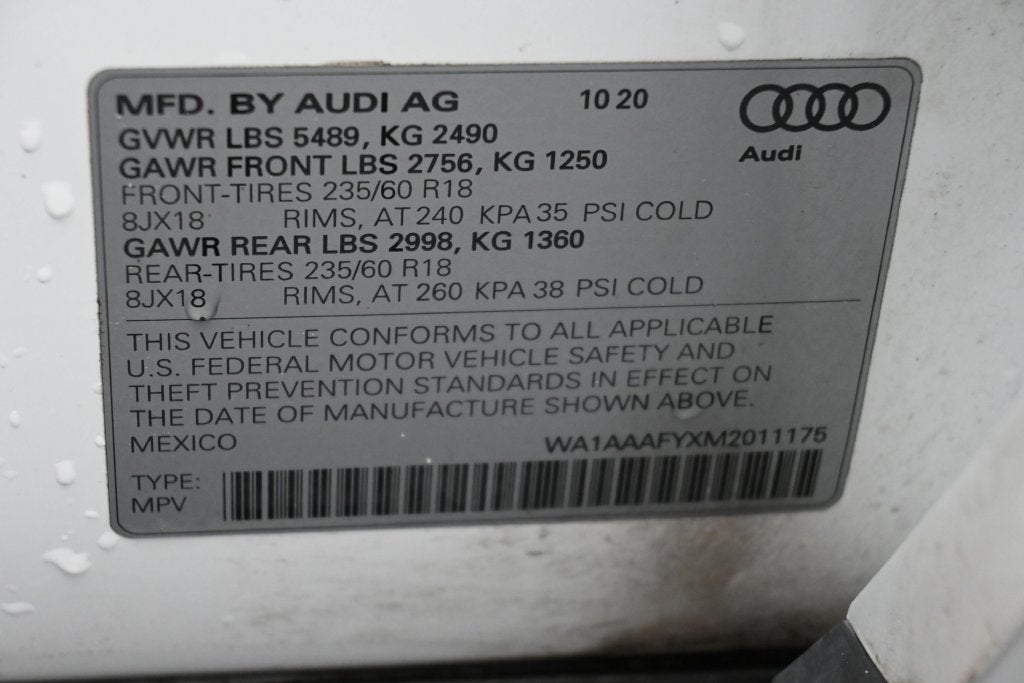 2021 Audi Q5 45 Premium quattro
