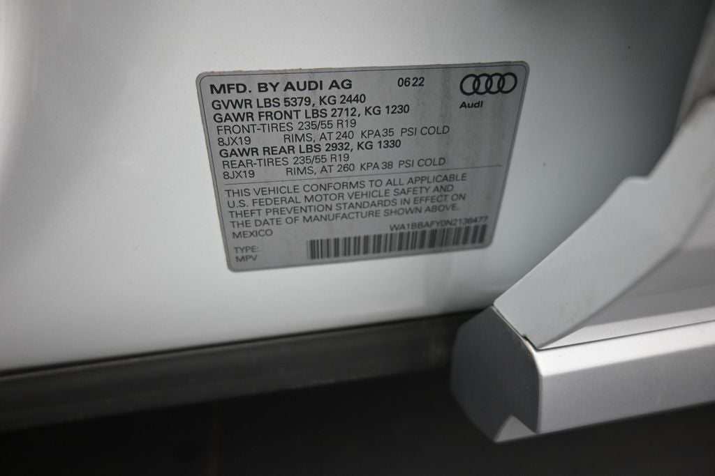 2022 Audi Q5 40 Premium Plus quattro
