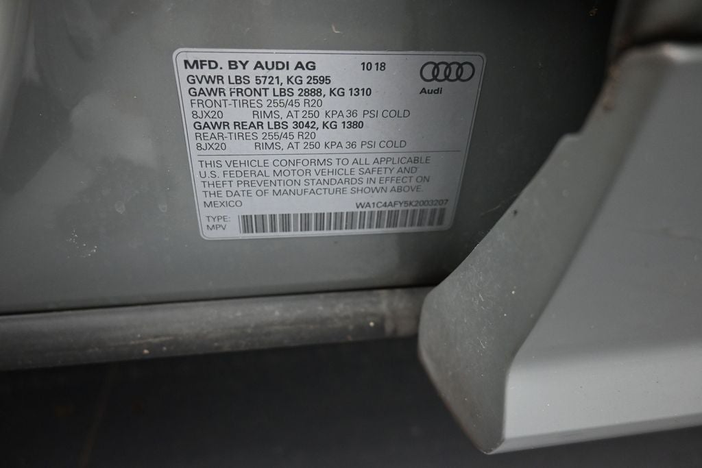 2019 Audi SQ5 3.0T Prestige quattro