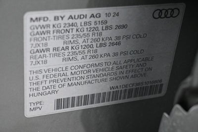 2025 Audi Q3 Premium S Line quattro