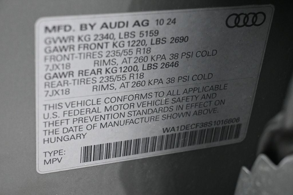2025 Audi Q3 Premium S Line quattro