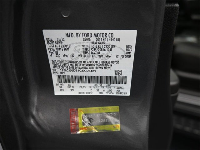 2012 Ford Escape XLT