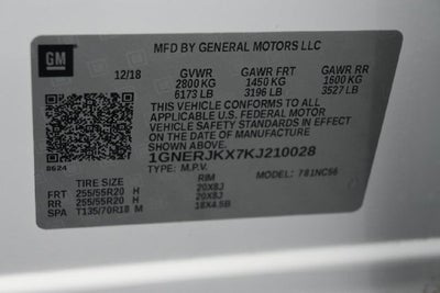 2019 Chevrolet Traverse RS 2LT