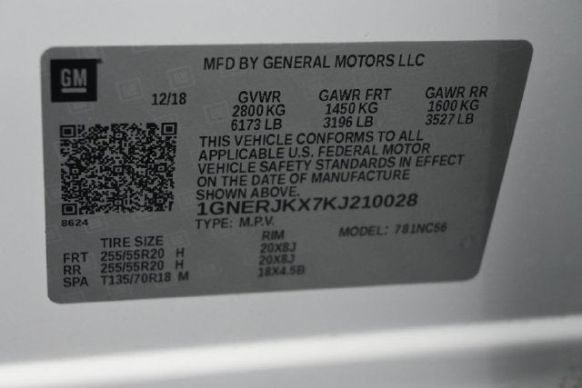 2019 Chevrolet Traverse RS 2LT