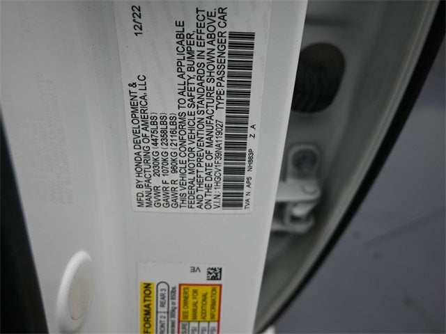 2022 Honda Accord Sport