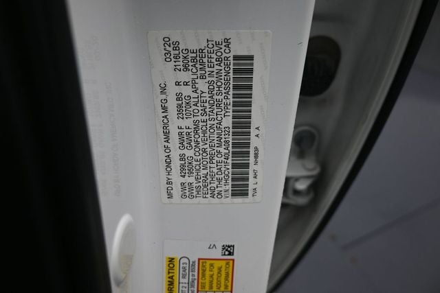 2020 Honda Accord EX