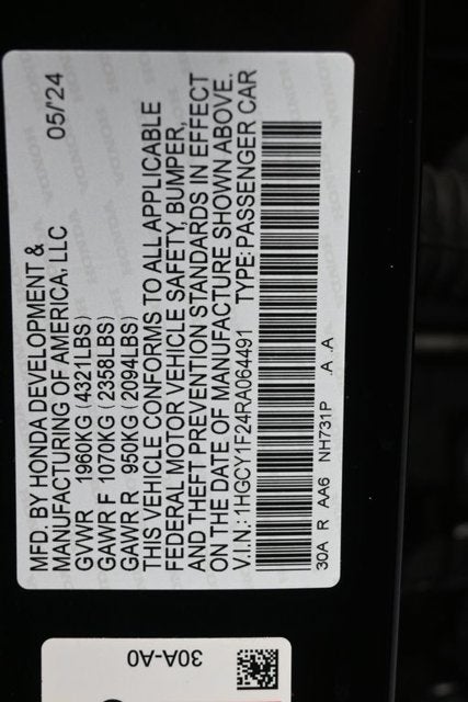 2024 Honda Accord LX