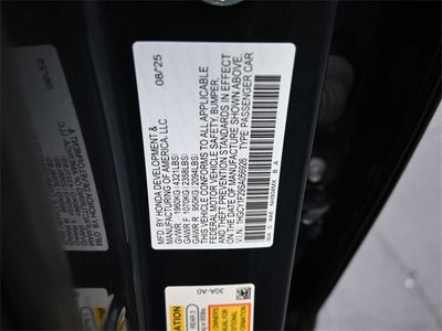 2025 Honda Accord LX Certified