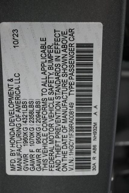 2024 Honda Accord EX