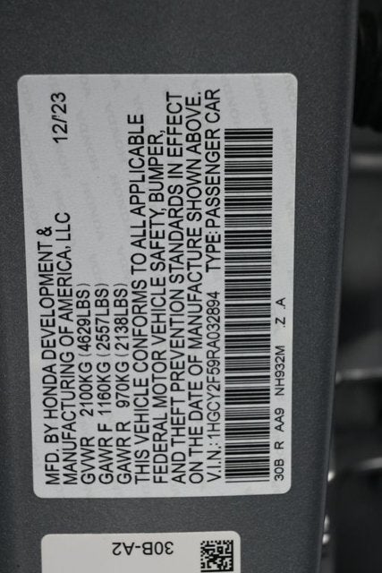 2024 Honda Accord Hybrid Sport